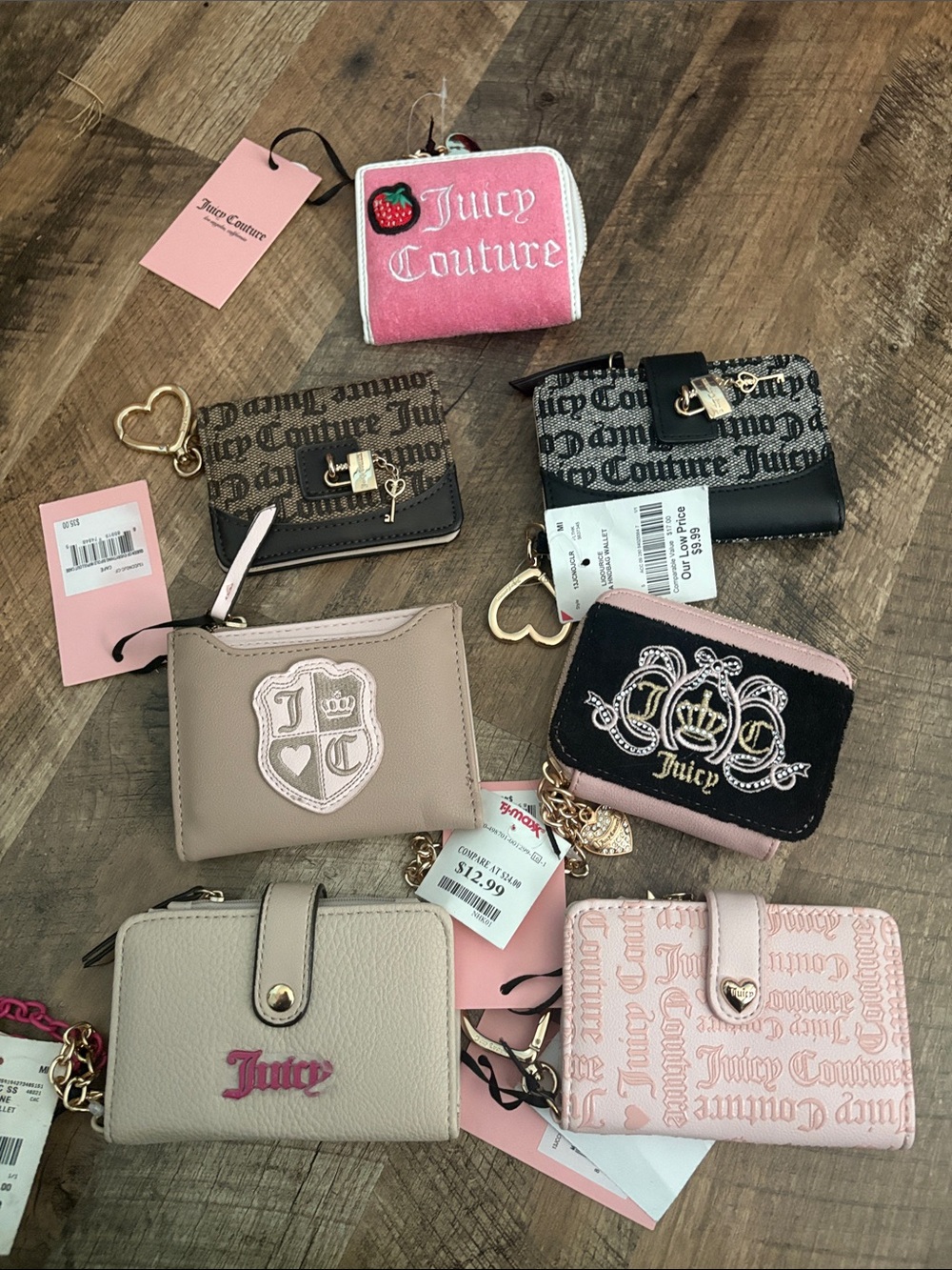 Juicy Couture Assorted Women’s Mini Wallets Bundle